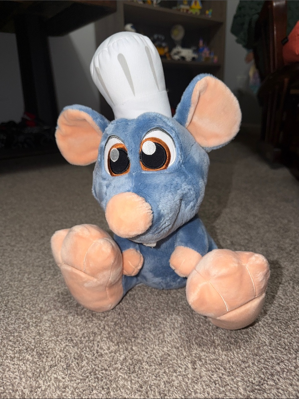Disney Parks Little Big Feet Remy Rat Ratatouille Plush Stuffed Animal
